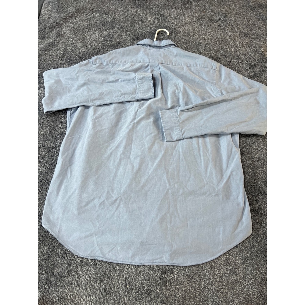 Ralph Lauren Mens XL Light Blue Oxford Button Down Long Sleeve Pony Logo Shirt - Picture 12 of 12